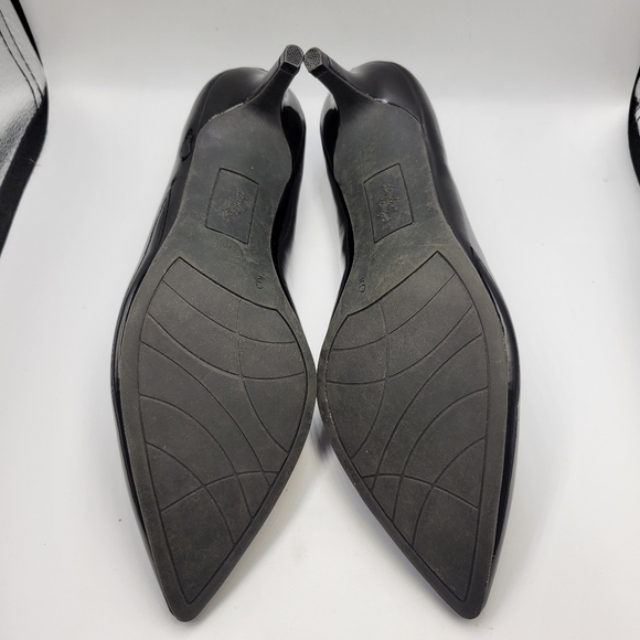 Dexflex Comfort Black Patent Leather Pumps Heels Sz 9 - Picture 4 of 11